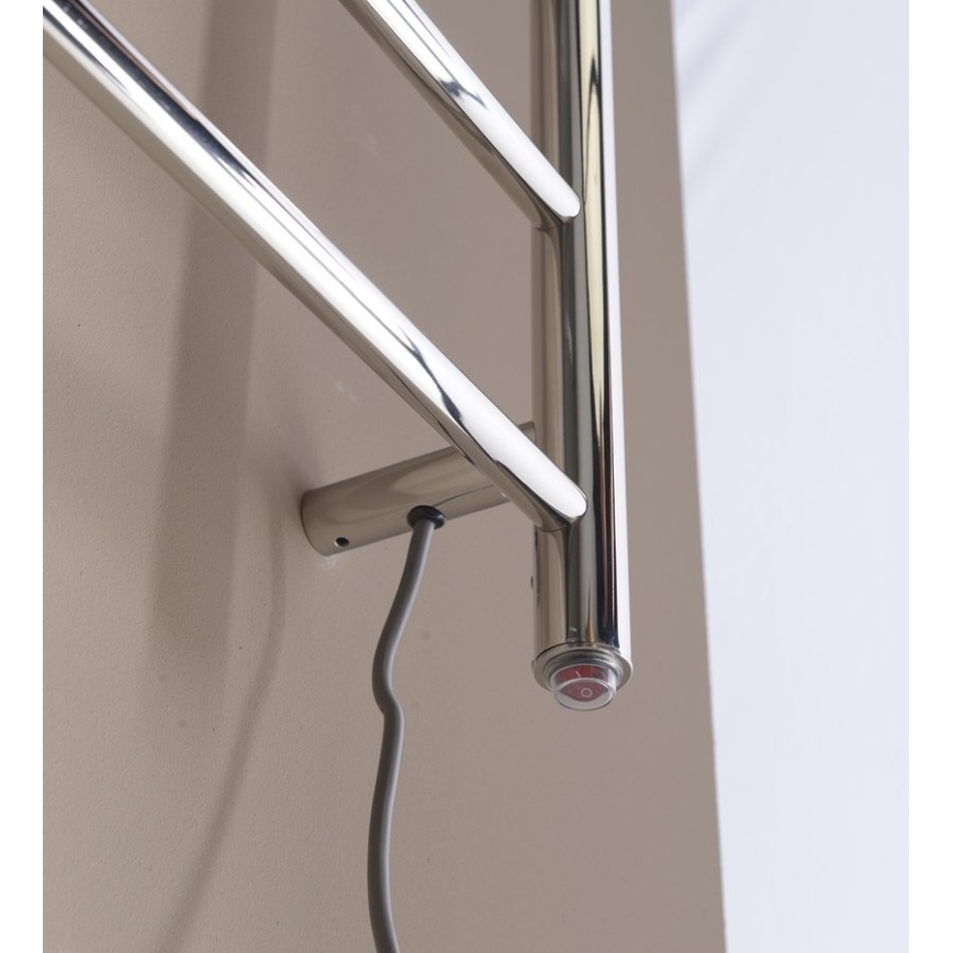 Sapho - Elektrický sušák na ručníky REDONDO 130W 116x63 cm lesklý chrom