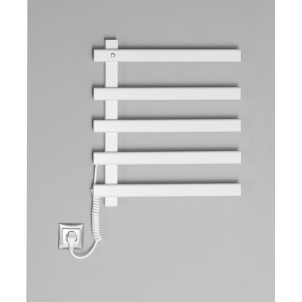 Sapho - Elektrický sušák ručníků ELCOR 63W 52x48 cm matná bílá