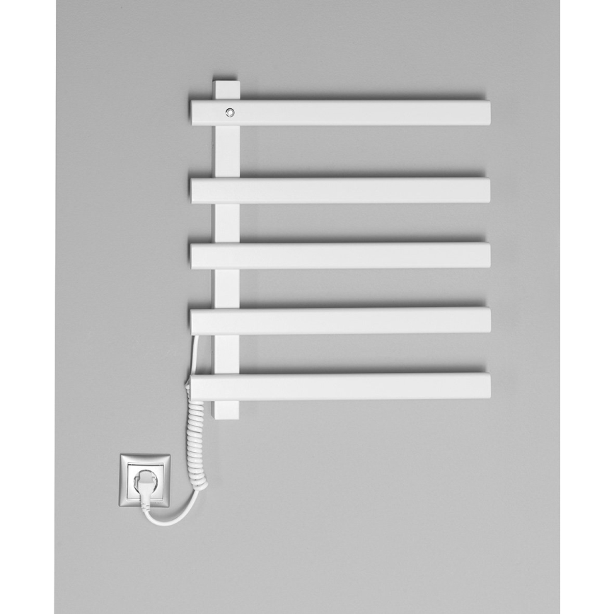 Sapho - Elektrický sušák ručníků ELCOR 63W 52x48 cm matná bílá