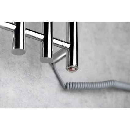Sapho - Elektrický sušák ručníků PAPINADO 85W 120x26 cm lesklý chrom pravá
