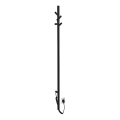 Sapho - Elektrický sušák ručníků PASADOR 30W 150x15 cm matná černá