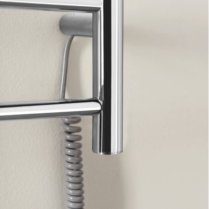 Sapho - Elektrický sušák ručníků REDONDO 75W 90x50 cm lesklý chrom kulatý