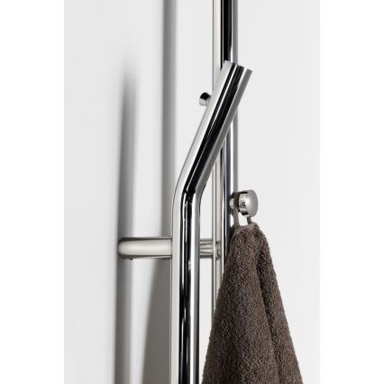 Sapho - Elektrický sušák ručníků s časovačem DUOPASSO 45W 170x12 cm lesklý chrom