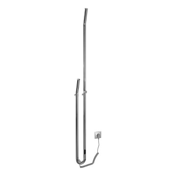 Sapho - Elektrický sušák ručníků s časovačem DUOPASSO 45W 170x12 cm lesklý chrom