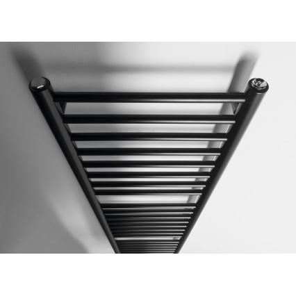 Sapho - Koupelnový radiátor DINA 156x40 cm matná černá