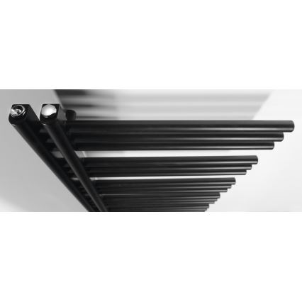 Sapho - Koupelnový radiátor DORLION 400W/230V 50x120 cm matná černá