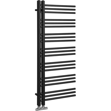 Sapho - Koupelnový radiátor DORLION 400W 50x120x50 cm matná černá