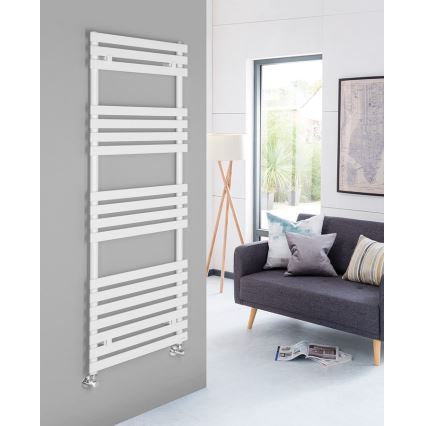 Sapho - Koupelnový radiátor JALOUSI 765W/230V 50x150 cm bílá