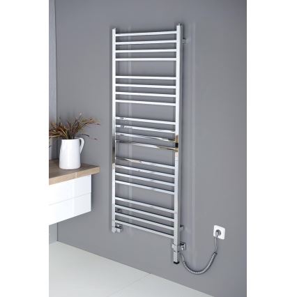 Sapho - Koupelnový radiátor METRO 497W/230V 60x153 cm lesklý chrom