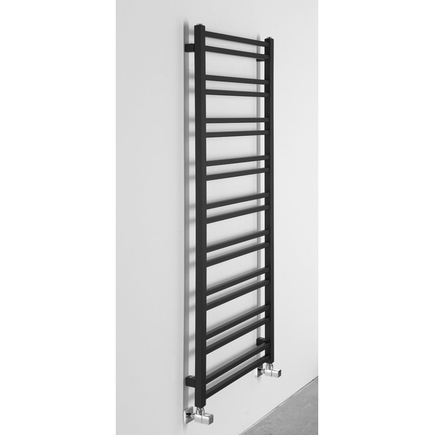 Sapho - Koupelnový radiátor METRO DOS 476W/230V 55x143 cm matná černá