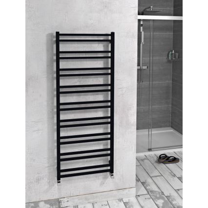 Sapho - Koupelnový radiátor METRO DOS 476W/230V 55x143 cm matná černá
