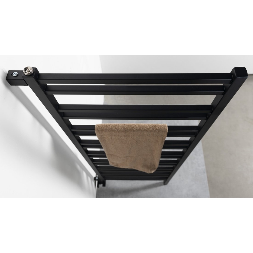 Sapho - Koupelnový radiátor METRO SPACE 525W 55x143 cm matná černá