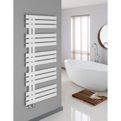 Sapho - Koupelnový radiátor SILVANA 500W/230V 50x123 cm bílá