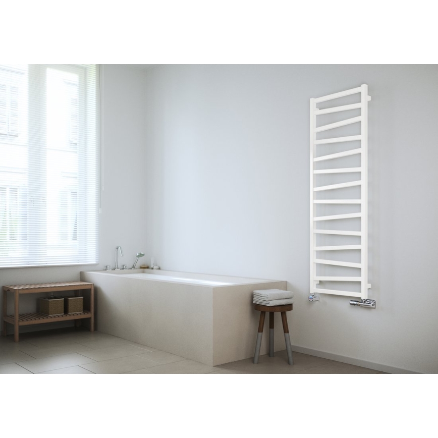 Sapho - Koupelnový radiátor ZIG 157x50 cm bílá