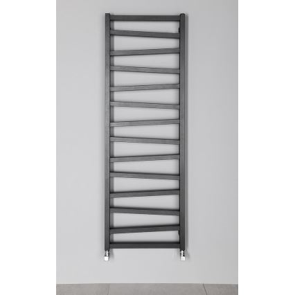 Sapho - Koupelnový radiátor ZIG 582W/230V 50x157 cm antracit