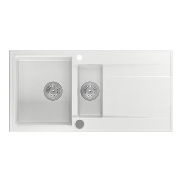 Sapho - Kuchyňský dřez 100x50 cm granit/bílá