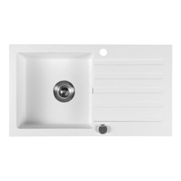 Sapho - Kuchyňský dřez 78x44 cm granit/bílá