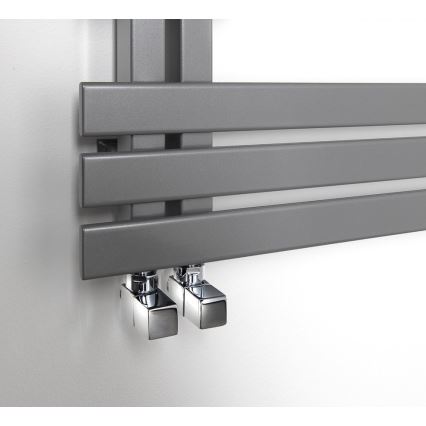 Sapho - Připojovací sada rohových ventilů CUBE 2 ks lesklý chrom