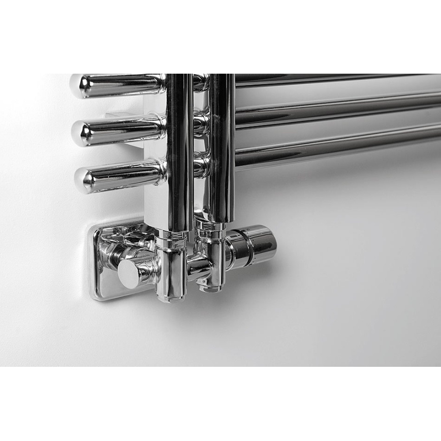 Sapho - Připojovací termostatická sada pro středové připojení TWIN COMBI pravá/lesklý chrom