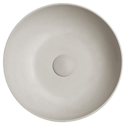 Sapho - Umyvadlo na desku FORMIGO pr. 39 cm beton/písková