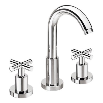 Sapho - Umyvadlová baterie 3-otvorová AXIA RETRO 23,8 cm lesklý chrom