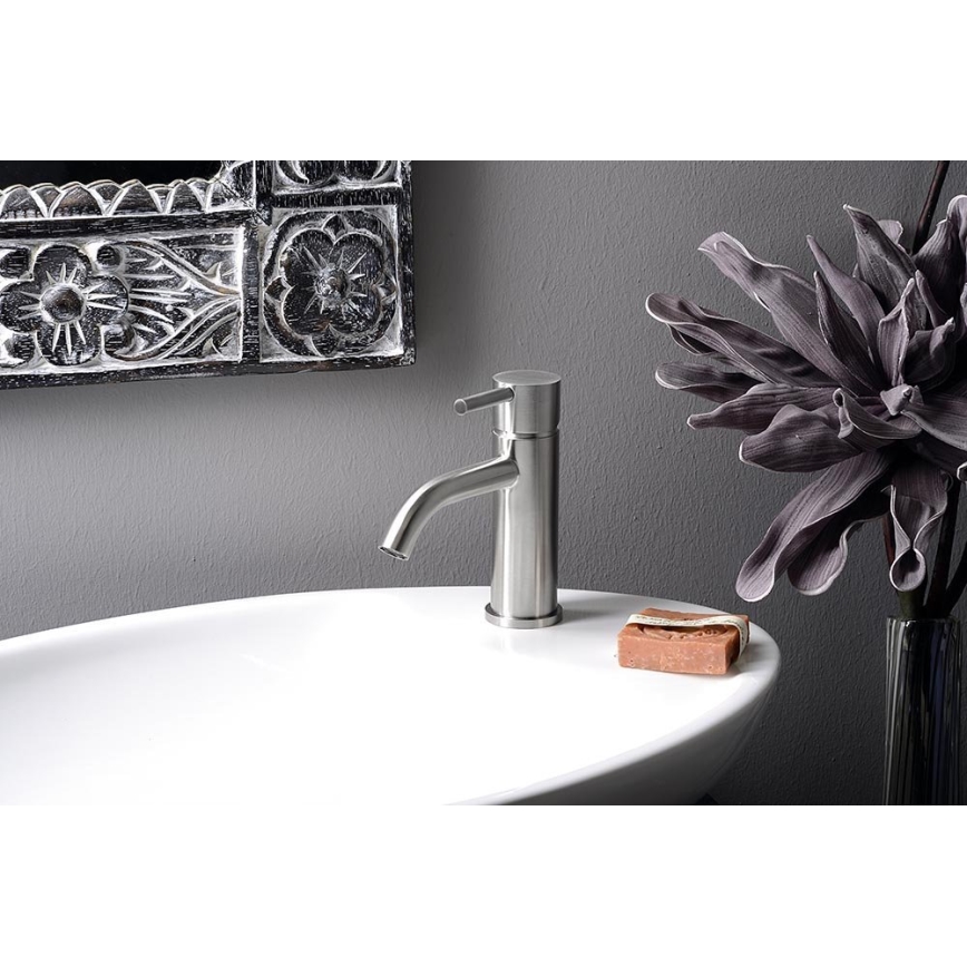 Sapho - Umyvadlová baterie MINIMAL 15,8 cm nerez