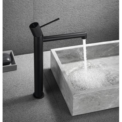 Sapho - Umyvadlová baterie SOLARIS 32 cm matná černá