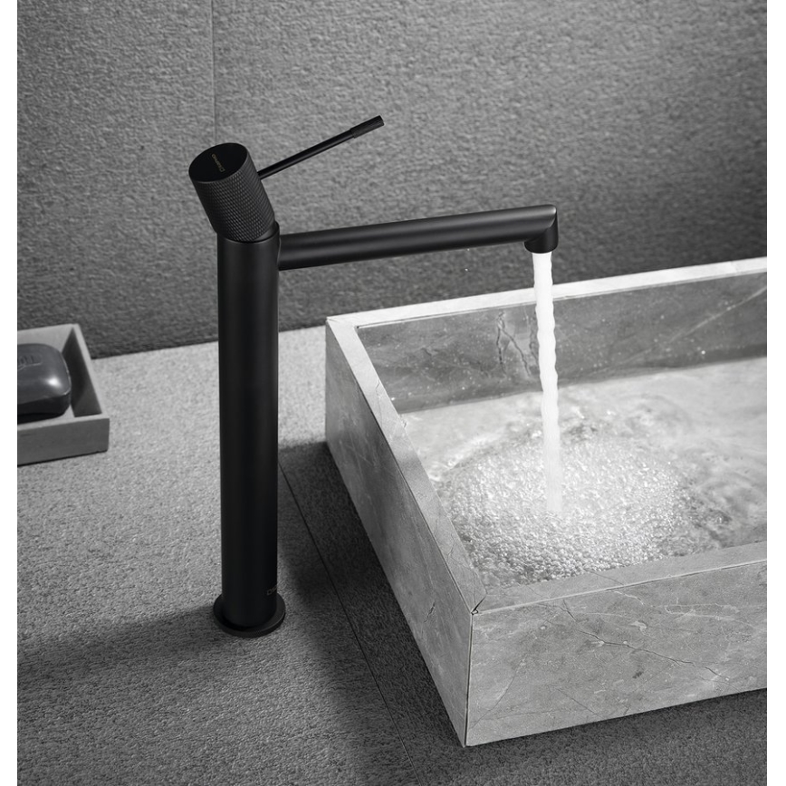 Sapho - Umyvadlová baterie SOLARIS 32 cm matná černá