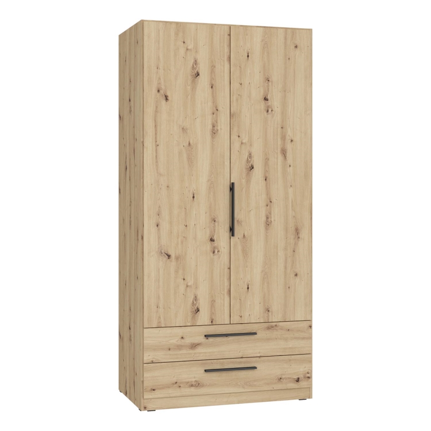 Šatní skříň MARO 100x213 cm dub artisan