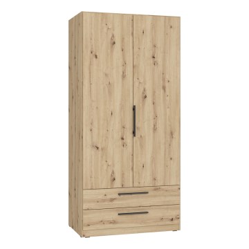 Šatní skříň MARO 100x213x59 cm dub artisan