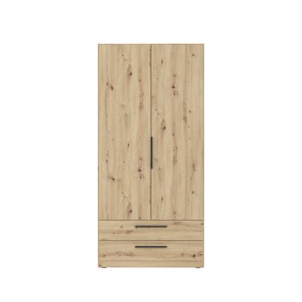 Šatní skříň MARO 100x213x59 cm dub artisan