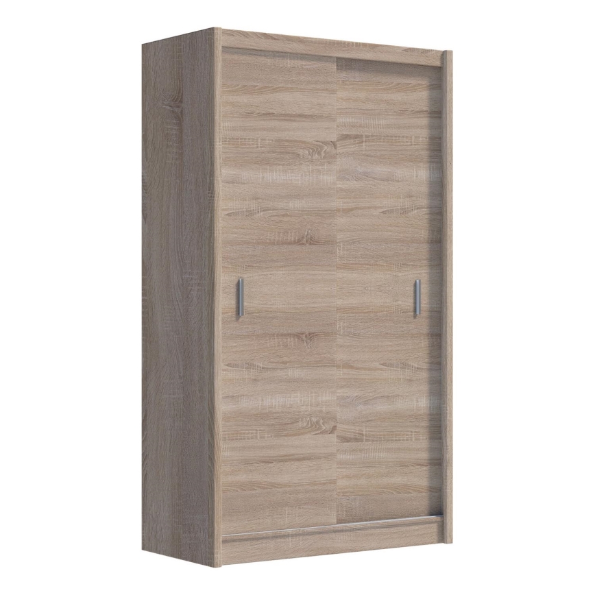 Šatní skříň s posuvnými dveřmi SAPHIRA 150x215 cm dub sonoma