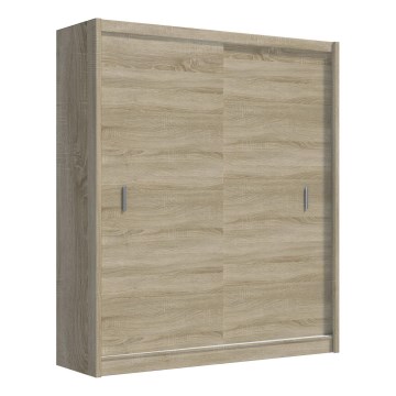 Šatní skříň s posuvnými dveřmi SAPHIRA 203x215 cm dub sonoma