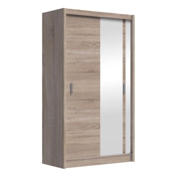 Šatní skříň se zrcadlem SABRINA 120x215 cm dub sonoma
