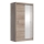 Šatní skříň se zrcadlem SABRINA 120x215x61 cm dub sonoma