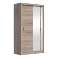 Šatní skříň se zrcadlem SABRINA 150x215x61 cm dub sonoma