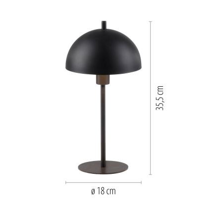 Schöner Wohnen 11726-18 - Stolní lampa ALI 1xE14/15W/230V černá