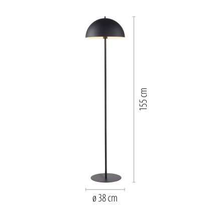 Schöner Wohnen 11727-18 - Stojací lampa ALI 1xE27/25W/230V černá