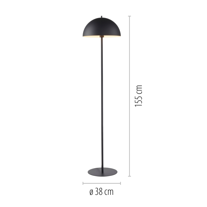 Schöner Wohnen 11727-18 - Stojací lampa ALI 1xE27/25W/230V černá