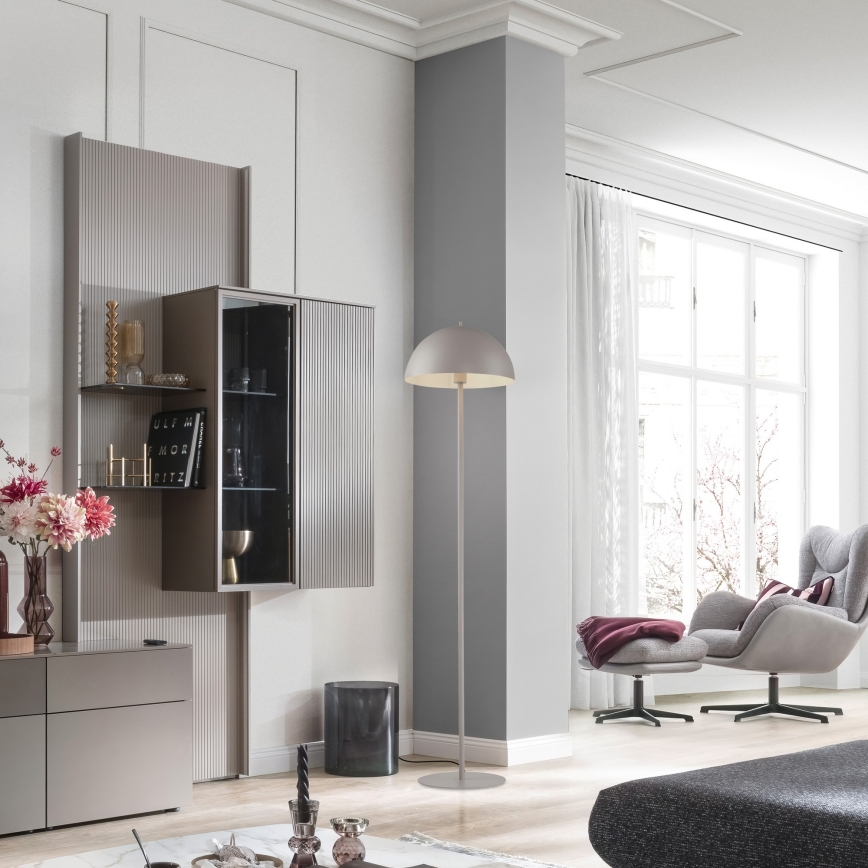Schöner Wohnen 11727-39 - Stojací lampa ALI 1xE27/25W/230V šedá