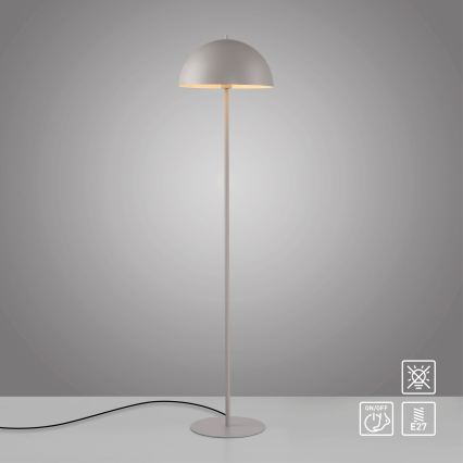 Schöner Wohnen 11727-39 - Stojací lampa ALI 1xE27/25W/230V šedá