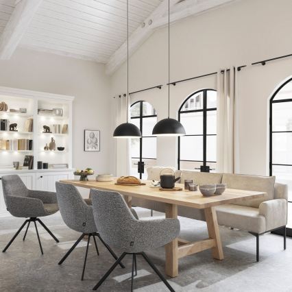 Schöner Wohnen 11728-18 - Lustr na lanku ALI 1xE27/25W/230V pr. 38 cm černá