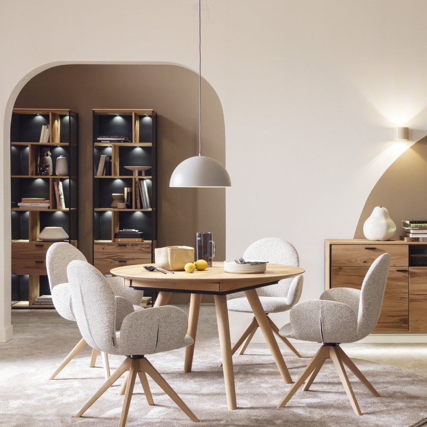 Schöner Wohnen 11728-39 - Lustr na lanku ALI 1xE27/25W/230V pr. 38 cm šedá