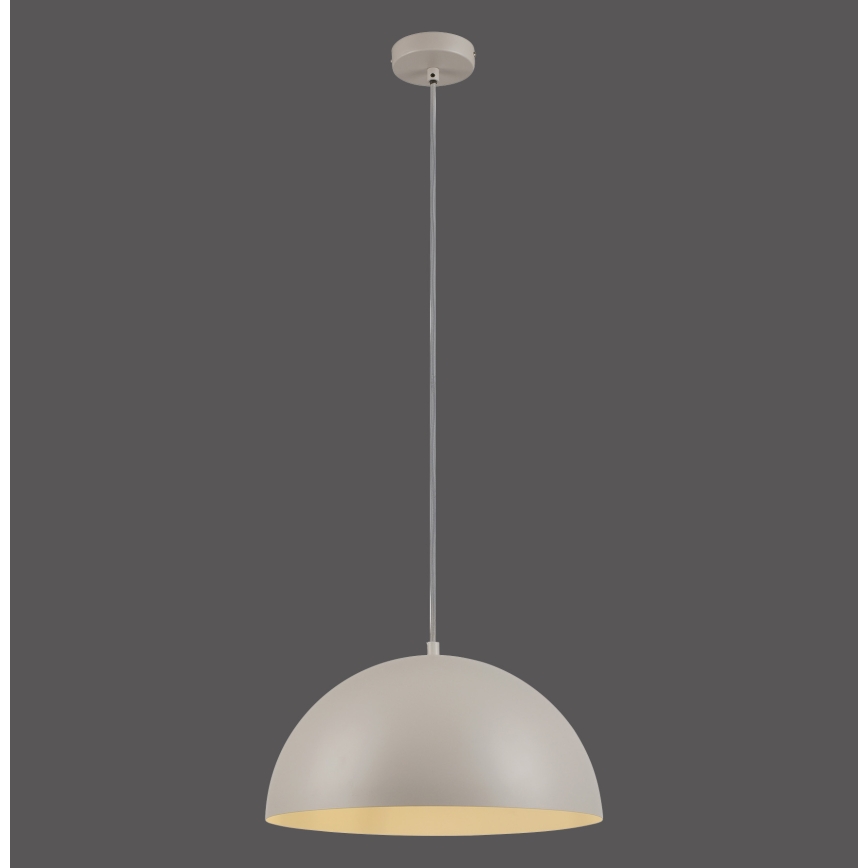 Schöner Wohnen 11728-39 - Lustr na lanku ALI 1xE27/25W/230V pr. 38 cm šedá