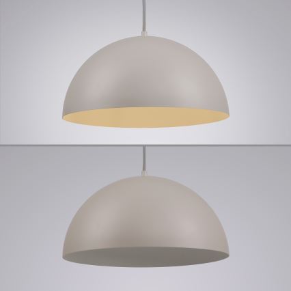 Schöner Wohnen 11728-39 - Lustr na lanku ALI 1xE27/25W/230V pr. 38 cm šedá