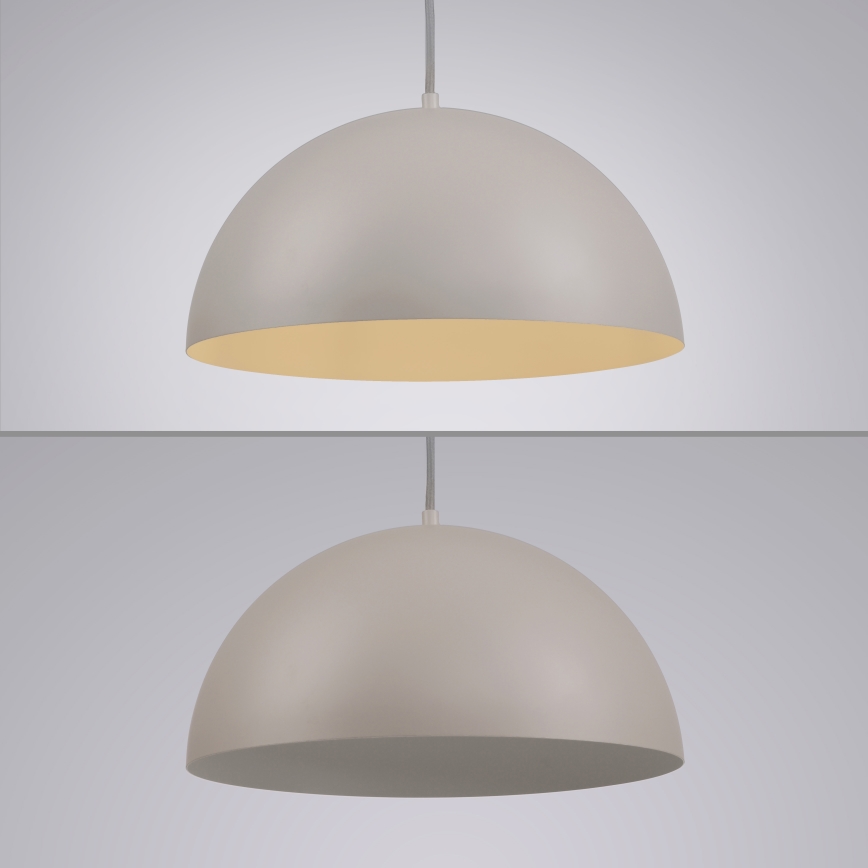 Schöner Wohnen 11728-39 - Lustr na lanku ALI 1xE27/25W/230V pr. 38 cm šedá