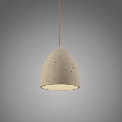 Schöner Wohnen 12540-42 - Lustr na lanku TRAVENTA 1xE27/40W/230V pr. 21 cm beton