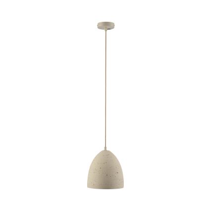 Schöner Wohnen 12540-42 - Lustr na lanku TRAVENTA 1xE27/40W/230V pr. 21 cm beton