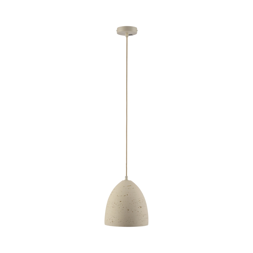 Schöner Wohnen 12540-42 - Lustr na lanku TRAVENTA 1xE27/40W/230V pr. 21 cm beton