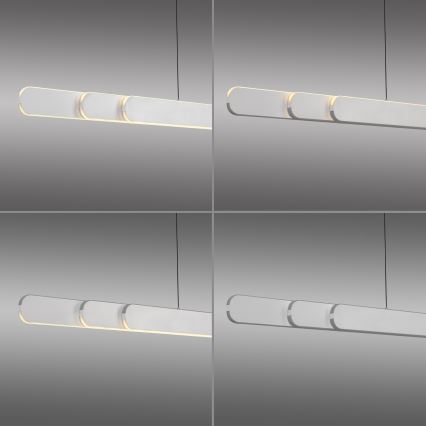 Schöner Wohnen 12577-16 - LED Stmívatelný lustr na lanku ADRIANA ROUND 2xLED/24W/230V 2700/3000/3500/4000/5000K 160 cm bílá